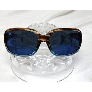 Costa Gannet Blue Lens Tortoise Frame Women's Sunglasses Polarized 58mm